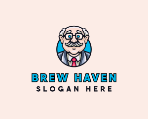 Old Bald Man logo design