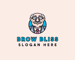 Old Bald Man logo design