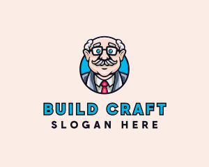 Old Bald Man logo design