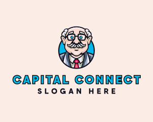 Old Bald Man logo design