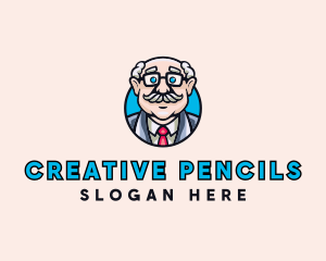 Old Bald Man logo design