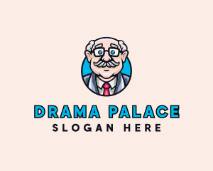 Old Bald Man logo design