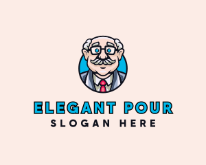 Old Bald Man logo design