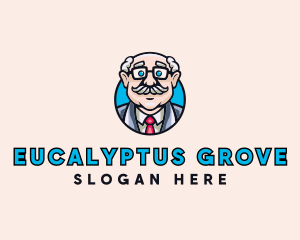 Old Bald Man logo design