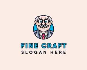 Old Bald Man logo design