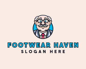 Old Bald Man logo design