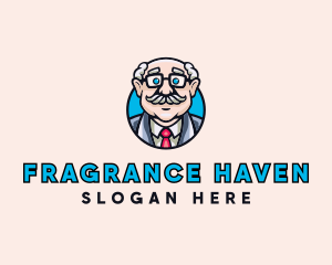 Old Bald Man logo design