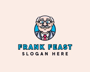 Old Bald Man logo design