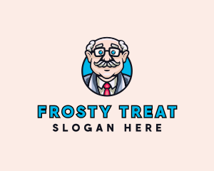 Old Bald Man logo design