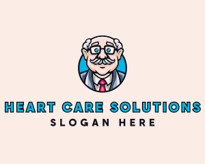 Old Bald Man logo design