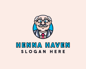 Old Bald Man logo design