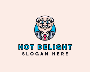 Old Bald Man logo design