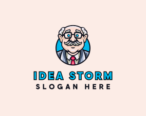 Old Bald Man logo design