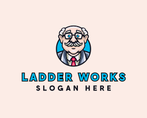 Old Bald Man logo design