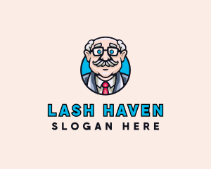 Old Bald Man logo design