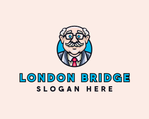 Old Bald Man logo design