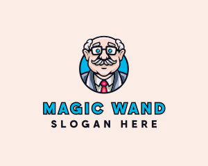 Old Bald Man logo design