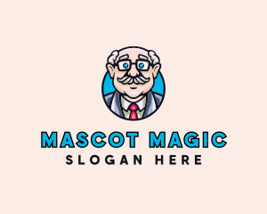 Old Bald Man logo design