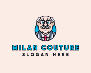 Old Bald Man logo design