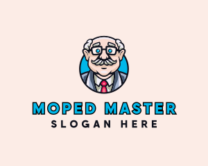 Old Bald Man logo design