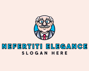 Old Bald Man logo design