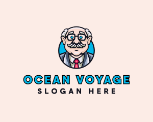 Old Bald Man logo design