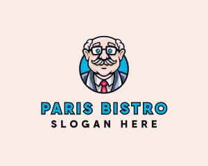 Old Bald Man logo design