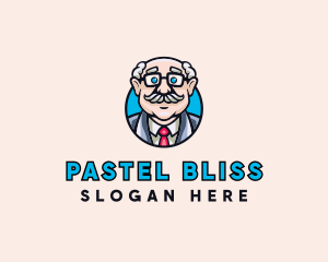 Old Bald Man logo design