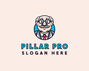 Old Bald Man logo design