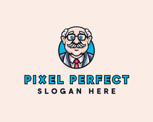 Old Bald Man logo design