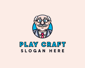 Old Bald Man logo design