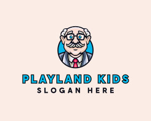 Old Bald Man logo design