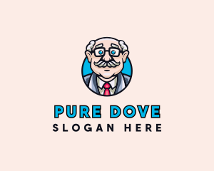 Old Bald Man logo design