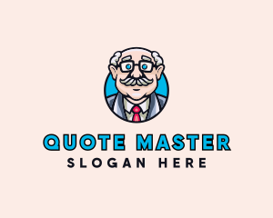 Old Bald Man logo design