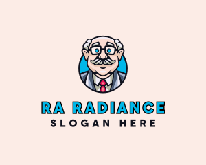 Old Bald Man logo design