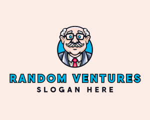 Old Bald Man logo design