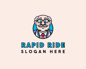 Old Bald Man logo design