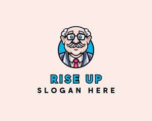 Old Bald Man logo design