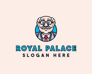 Old Bald Man logo design