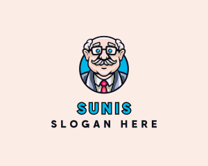 Old Bald Man logo design