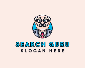 Old Bald Man logo design