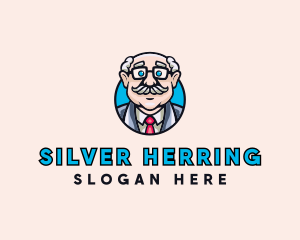 Old Bald Man logo design