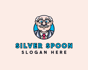 Old Bald Man logo design