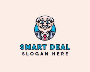 Old Bald Man logo design