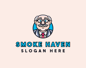 Old Bald Man logo design