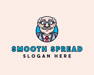 Old Bald Man logo design