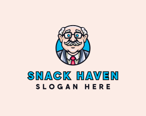 Old Bald Man logo design