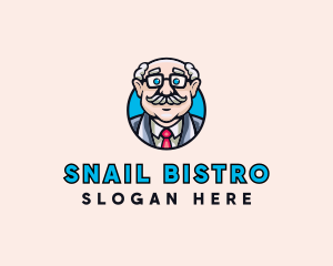 Old Bald Man logo design