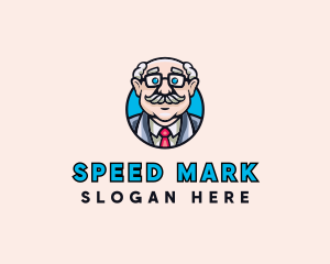 Old Bald Man logo design