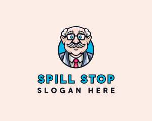 Old Bald Man logo design